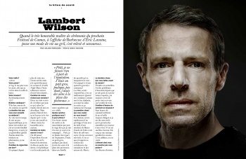 Lambert Wilson in the LUI Magazine 