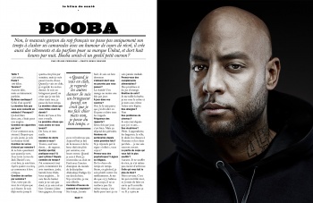 Booba in the LUI Magazine 