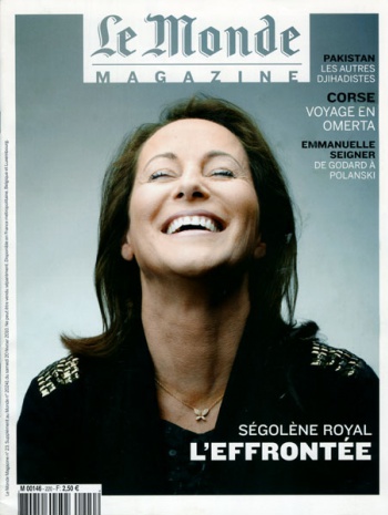 Ségolène Royal in the LE MONDE Magazine 