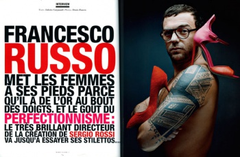 Francesco Russo in the MARIE CLAIRE 2 Magazine 