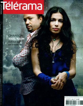 Yael Naim in the TELERAMA Magazine