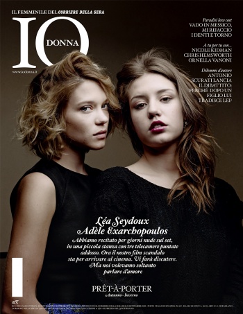 Lea Seydoux & Adele Exarchopoulos - IO DONNA