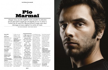 Pio Marmai in the LUI Magazine