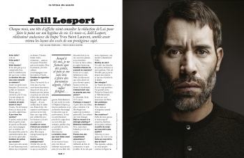 Jalil Lespert in the LUI Magazine 