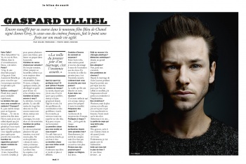 Gaspard Ulliel in the LUI Magazine