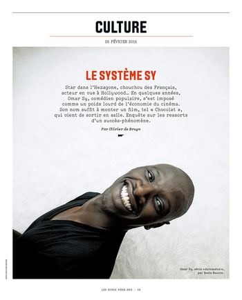 Omar Sy dans Les Echos